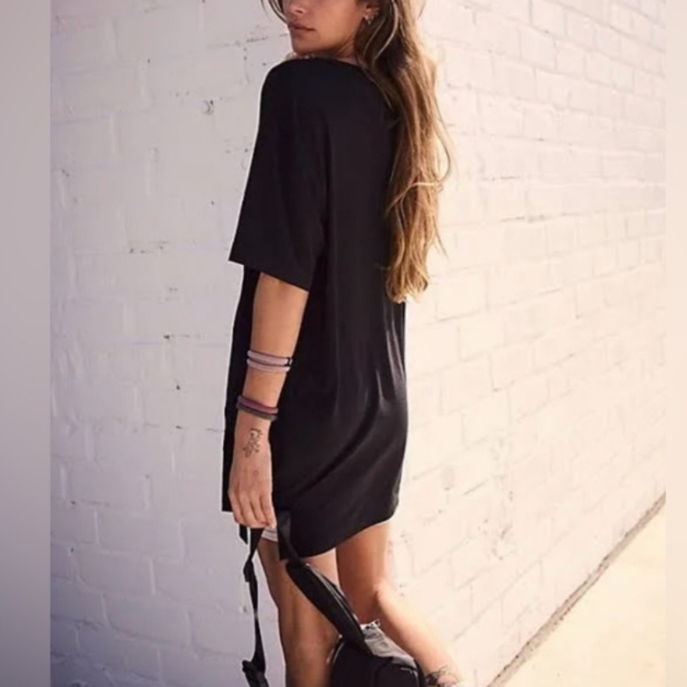 NWT Free People Movement Tempo Tunic Tee Black - Picture 5 of 13